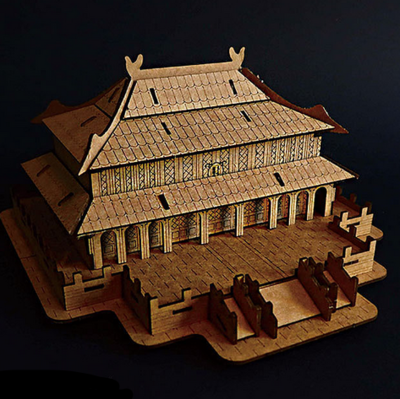 宫麒麟阁-古建筑榫卯结构衍生产品