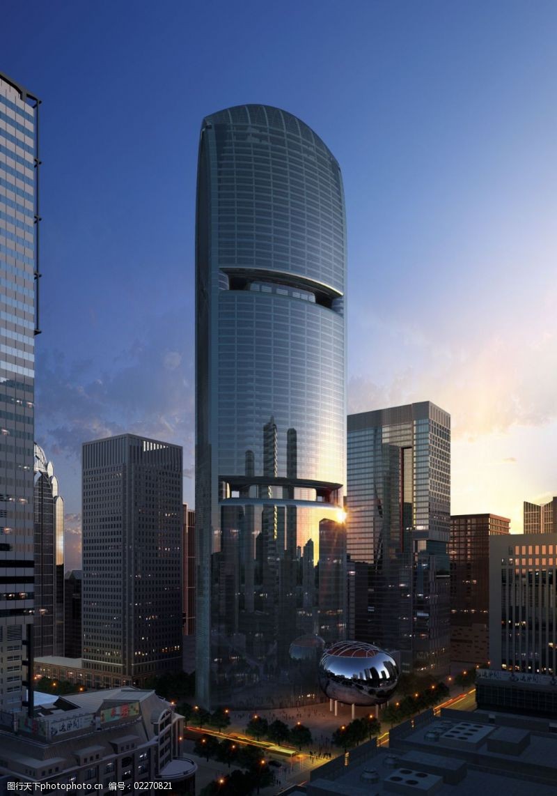 商业建筑大楼图片素材