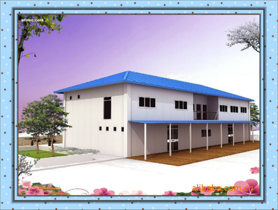 上海厂家搭建安装建筑工地工人宿舍钢构轻钢彩钢夹芯板活动板房