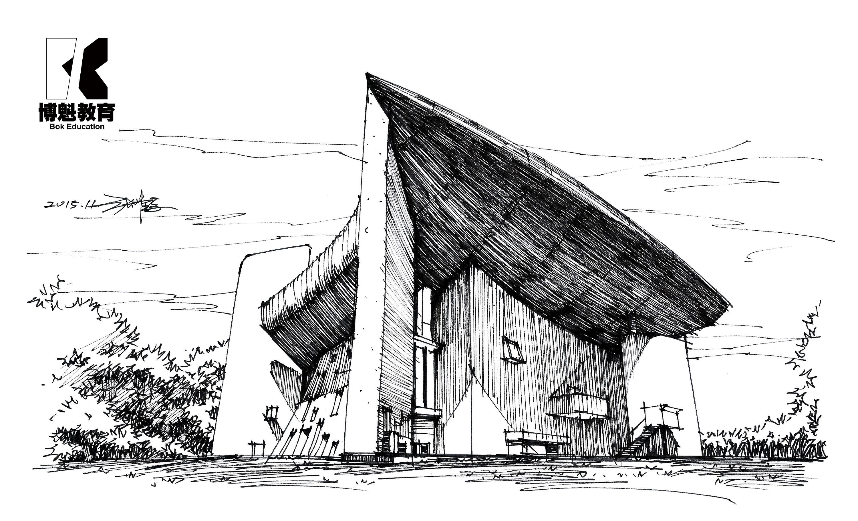 世界著名建筑速写