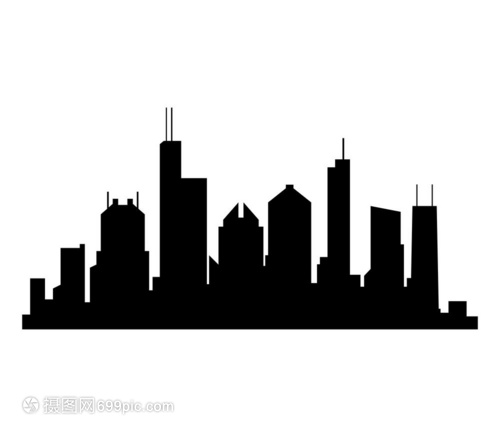 芝加哥建筑剪影