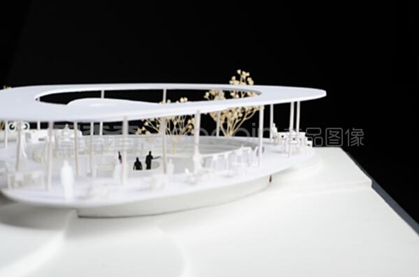 现代建筑的模型